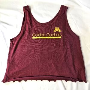 Golden Gophers Large 12/14 Maroon Tank Top‎